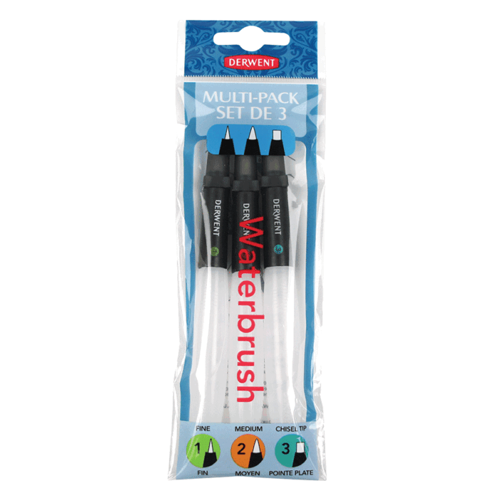 Derwent Waterbrush (pack of 3)