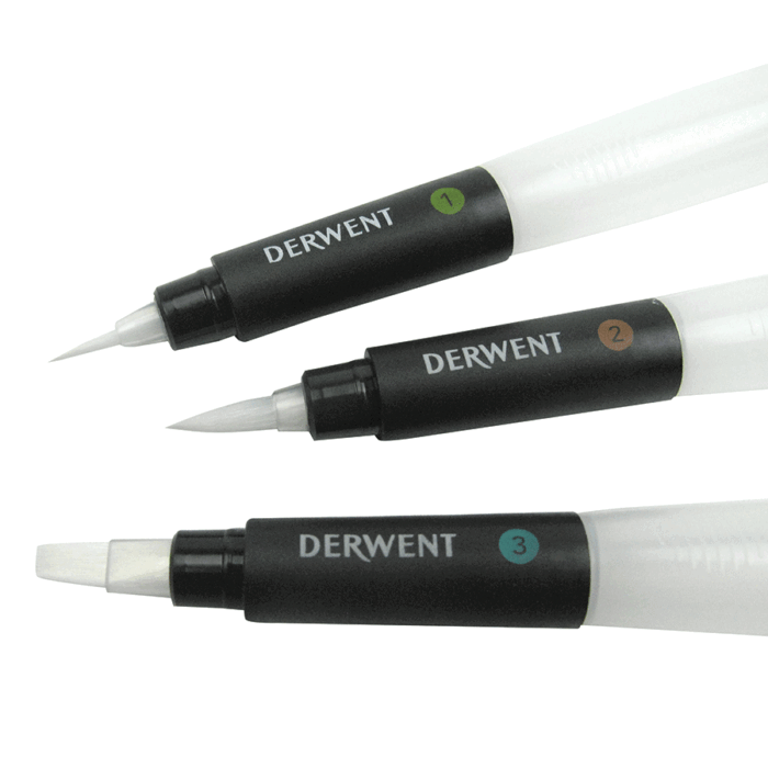 Derwent Waterbrush (pack of 3)